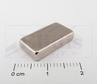 Neodymový magnet hranol N42 18x9,8x3,8mm
