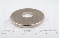 Neodymový magnet prstenec N35 D44,4xd15,2x3,9mm