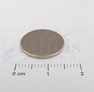 Neodymový magnet válec N38 D16x1mm