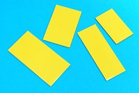 Magnetický štítek 0,7x30x80mm barva žlutá