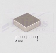 Neodymový magnet hranol N35 10x10x3mm