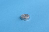 Magnetický držák ferit D25x7mm/M4 (cup magnet s vnitřním závitem)